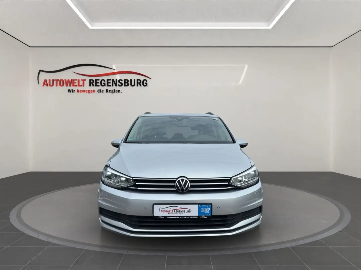 Volkswagen Touran 2.0 TDI DSG LED NAVI ACC ALCANT AHK TOT-W Silber - 2