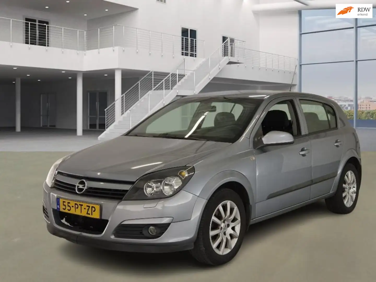 Opel Astra 1.6 Enjoy CARPLAY AIRCO NAVI CRUISE TREKHAAK 2 X S Grijs - 1