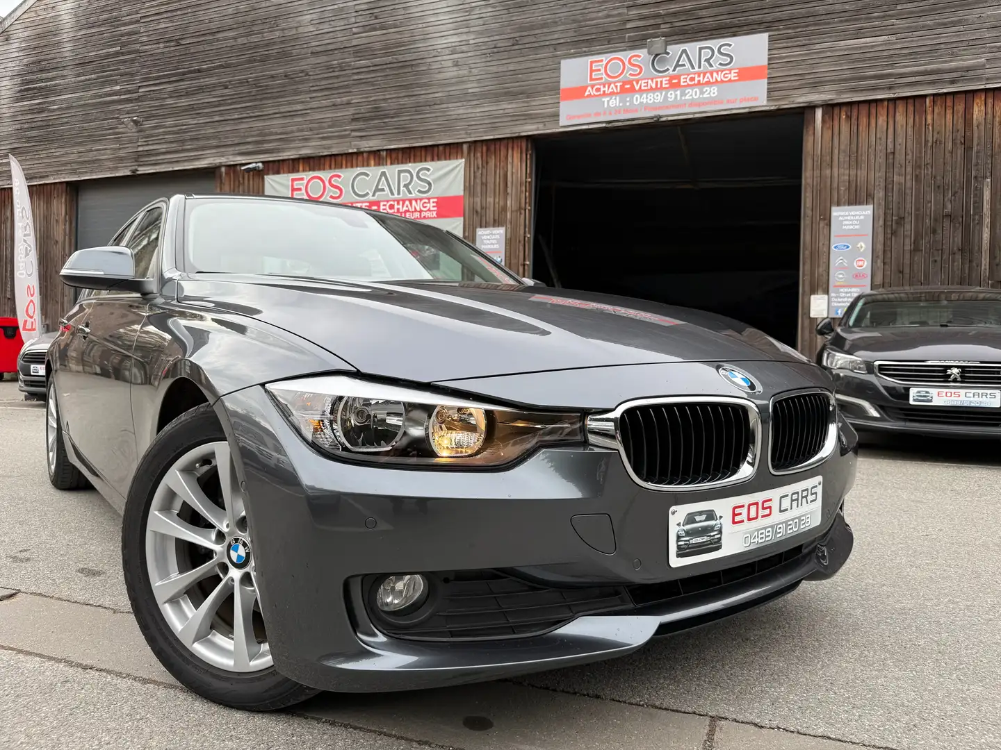 BMW 320 320 dA grand gps boit auto 1 main carnet gar 1 AN Gris - 1