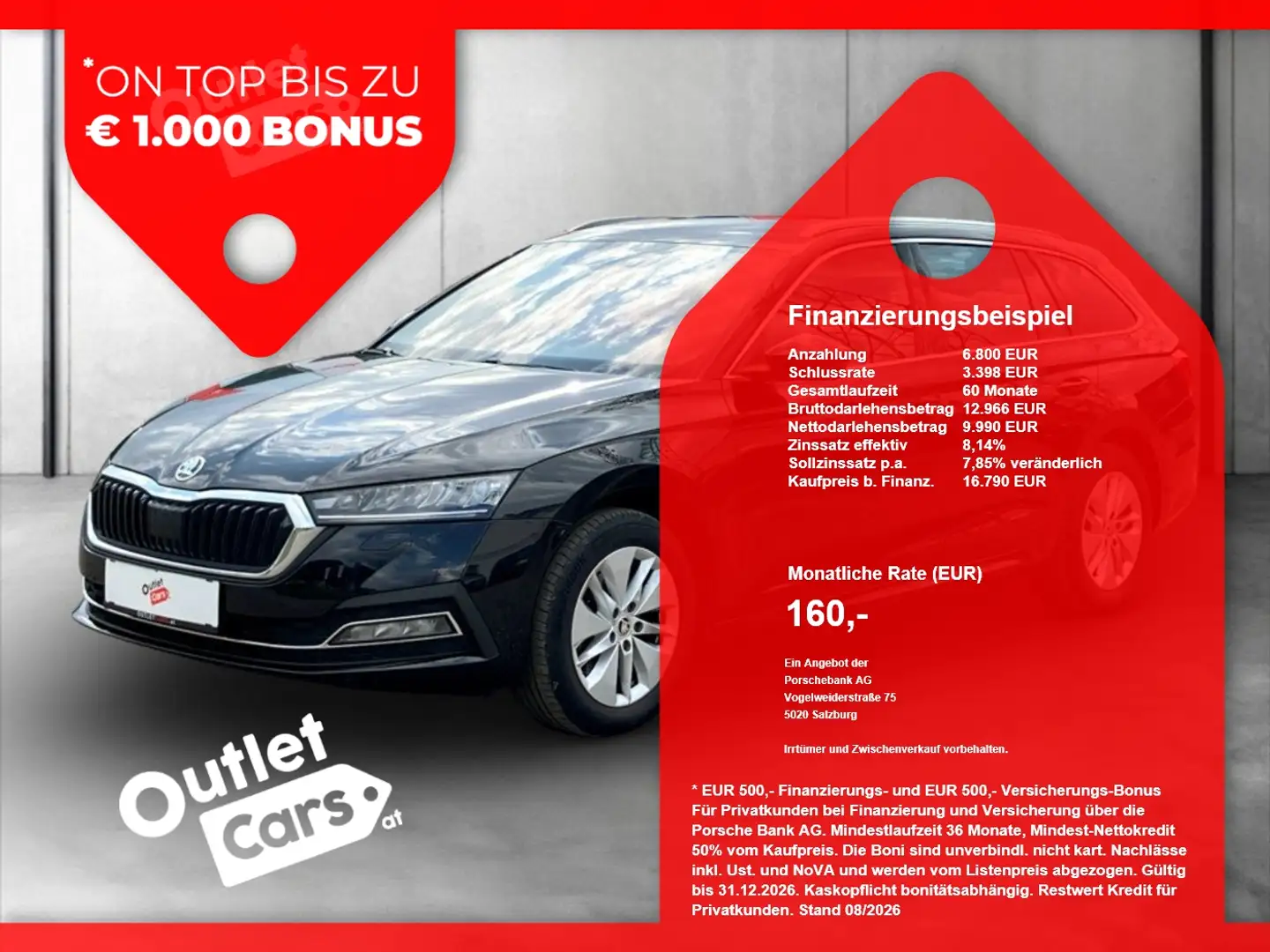 Skoda Octavia Combi 2.0 TDI AHK+LED+NAVI+RFK+Virtual Schwarz - 1