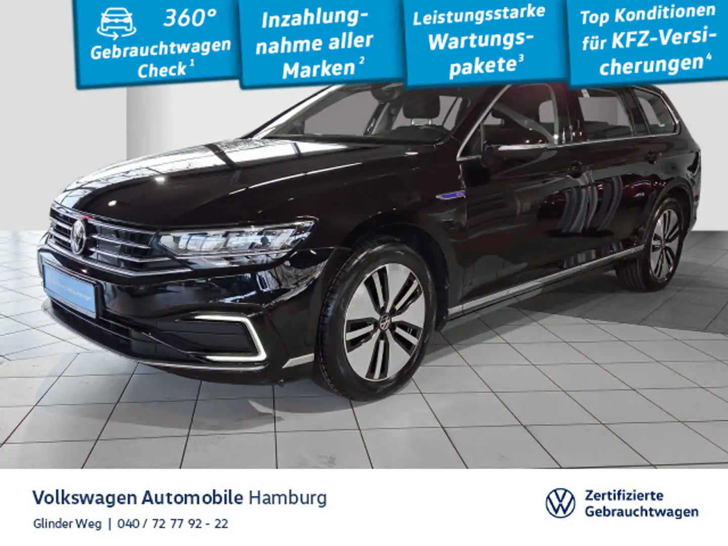 Volkswagen Passat Variant 1.4 TSI Hybrid GTE DSG LM17 Navi Schwarz - 1