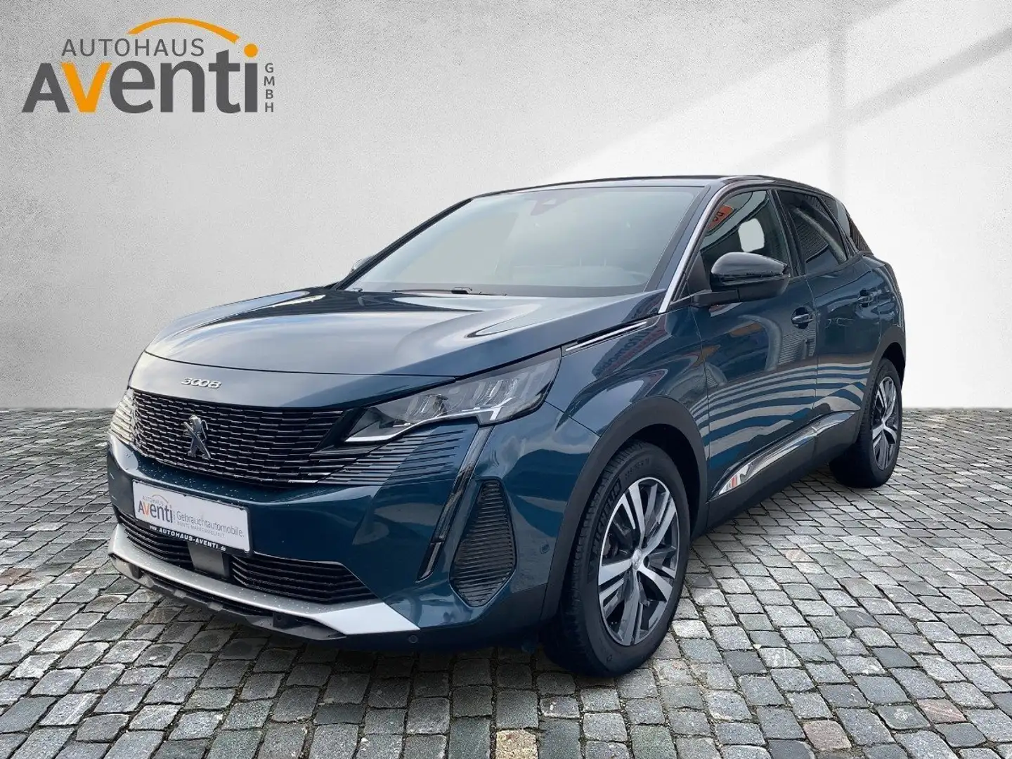 Peugeot 3008 Allure *LED*Kamera*Navi*SHZ*4x FH*1. Hand Blau - 2