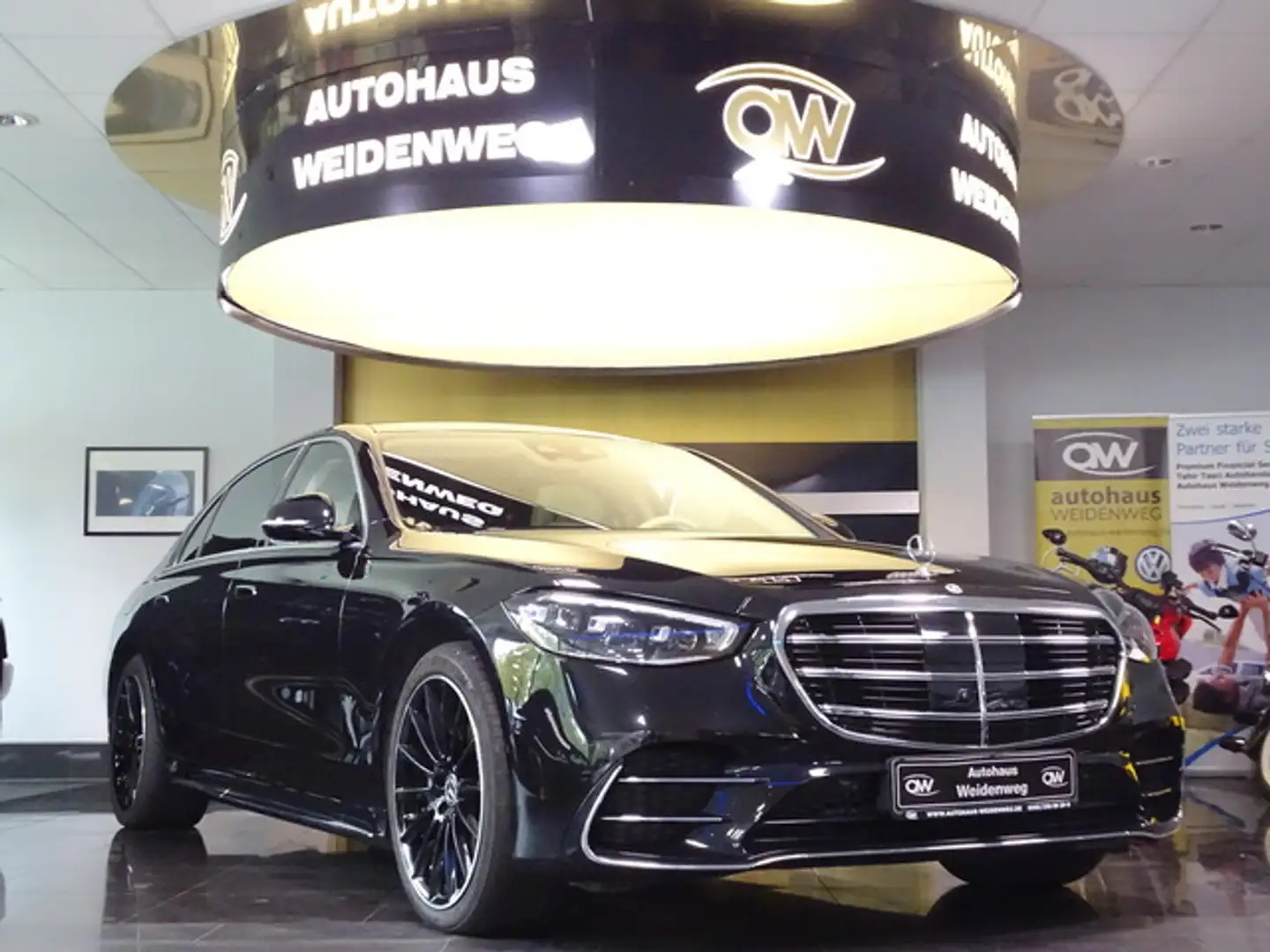 Mercedes-Benz S 580 e L AMG 4M Pano Chauf LederExcluv 360 Burm Noir - 2