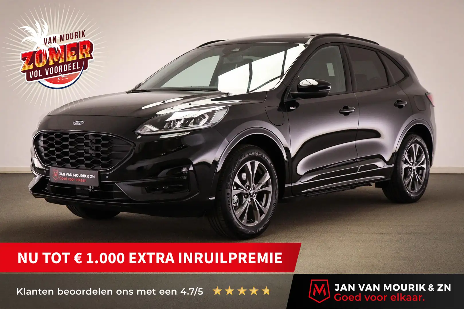 Ford Kuga 2.5 PHEV ST-Line | PANORAMADAK | STOELVERWARMING | Noir - 1
