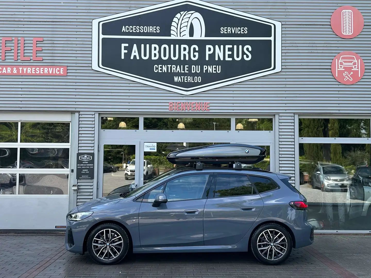 BMW 218 *1-PROP/1-OWNER*FULL-M-PACK*PANO*HARMAN-KARDON* Gris - 2