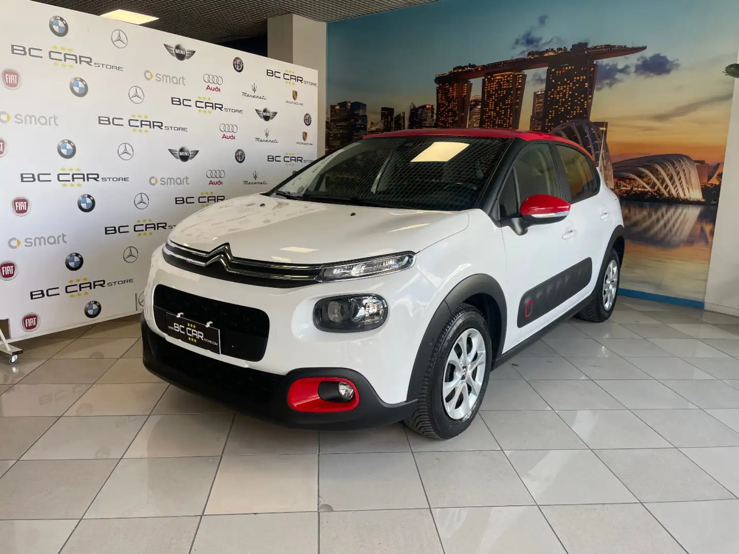 Citroen C3 1.6 BlueHDi 100 VAN FEEL (+IVA) 2 POSTI Blanco - 1