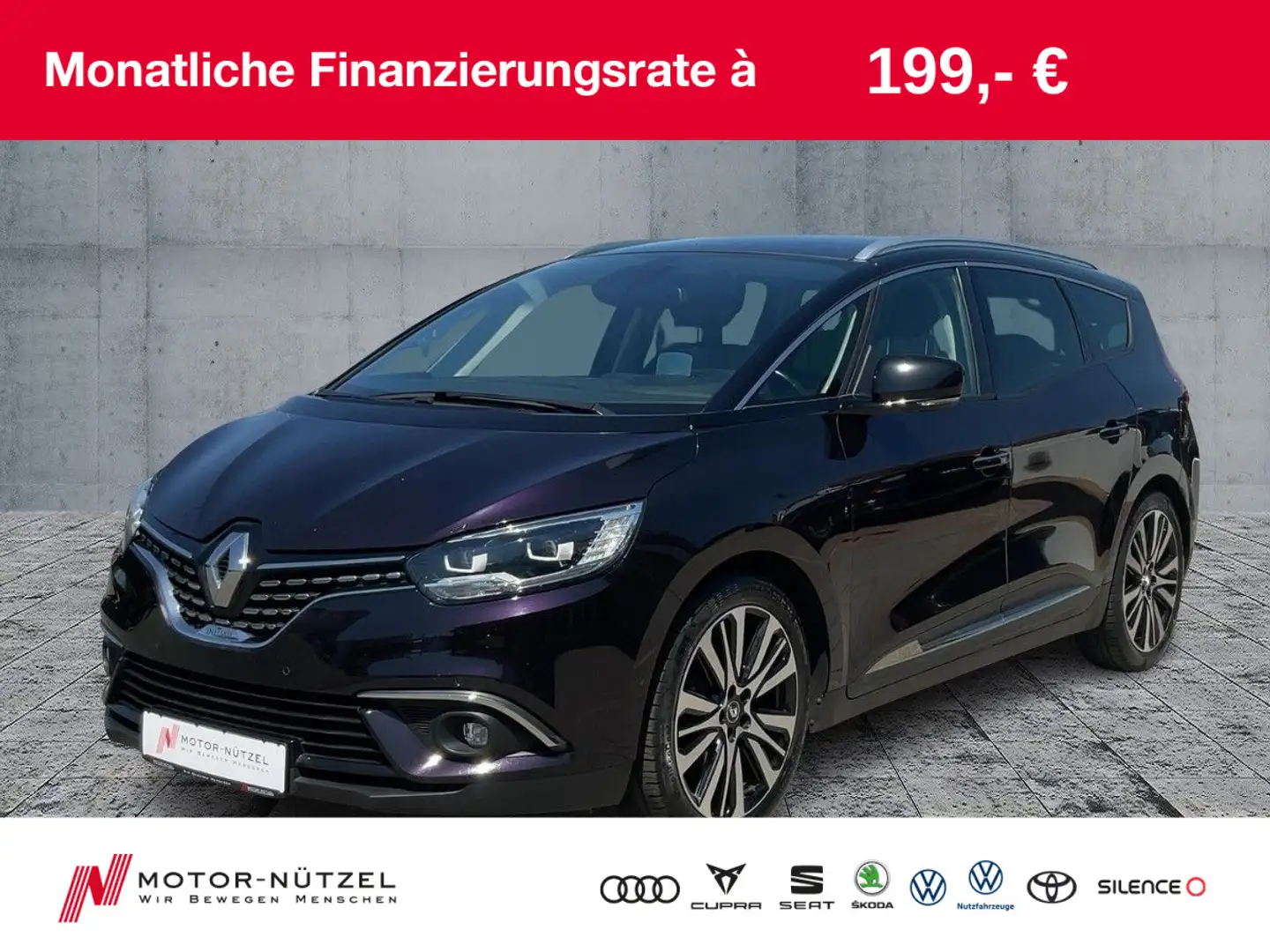 Renault Grand Scenic 1.6dCi ENERGY LED+NAV+ACC+RFK+PANO Schwarz - 1