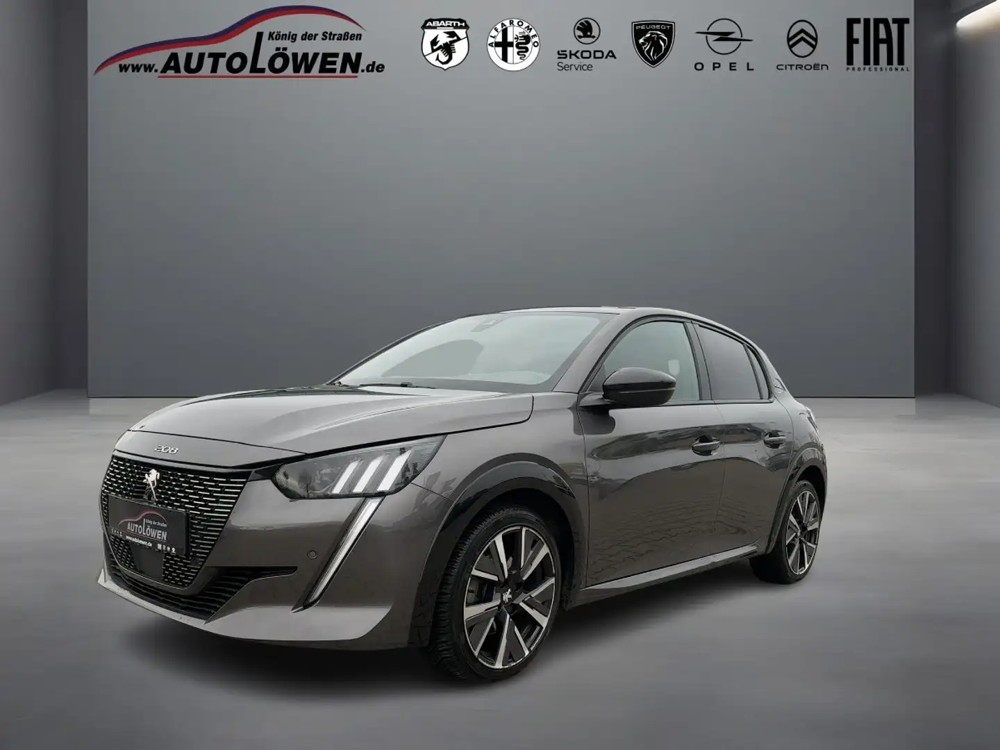 Peugeot 208 1.2 PureTech 100 Allure Gris - 1