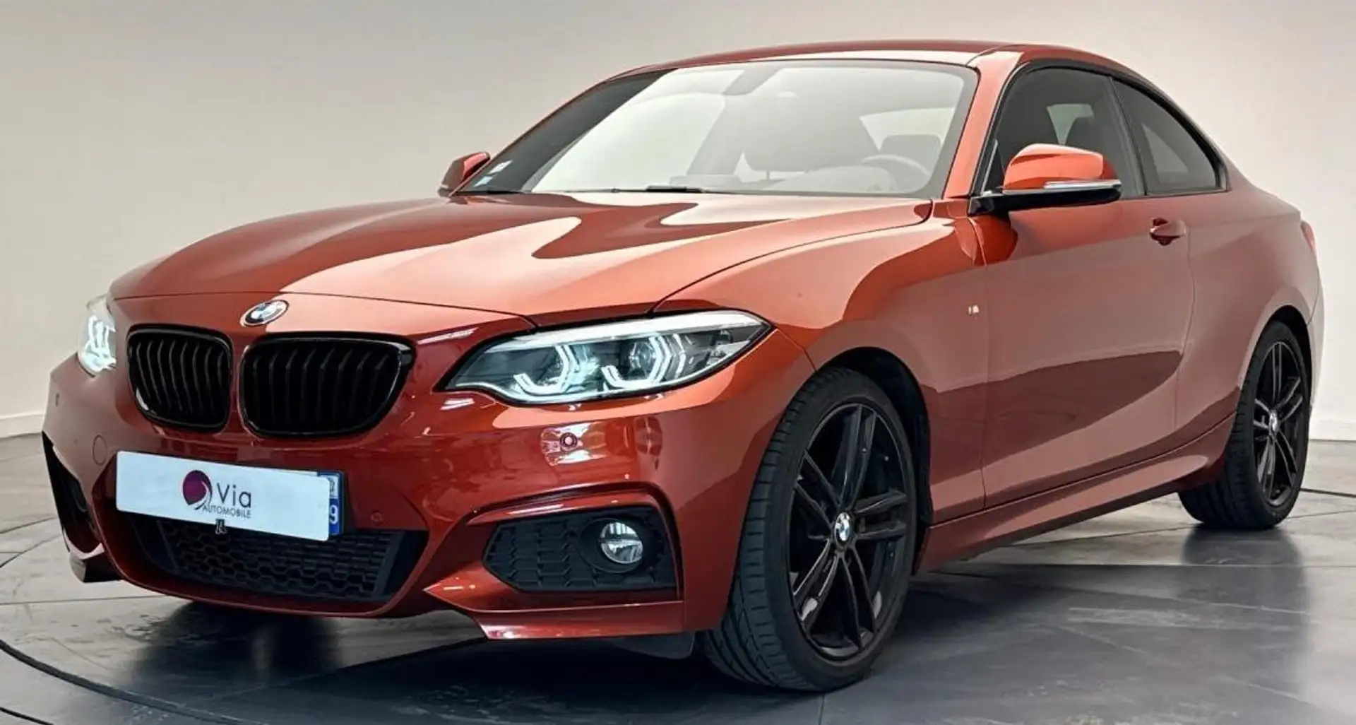 BMW 218 2.0 218D 150 pack M sport Orange - 1
