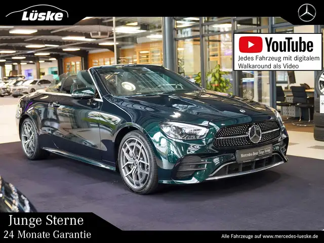 Mercedes-Benz E 450 E 450 4M Cabrio AMG Line smaragdgrün Nappa 360°