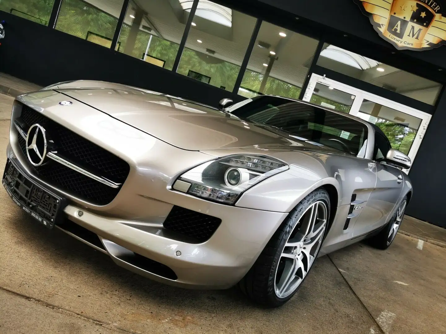 Mercedes-Benz SLS Roadster Alubeam-Metallic/B&O/ Silber - 2