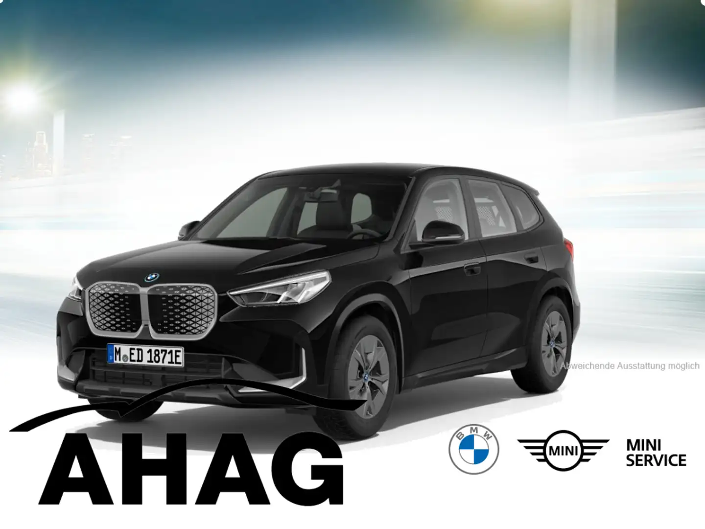 BMW iX1 xDrive30 Adaptives Fahrwerk Sportsitze Schwarz - 2