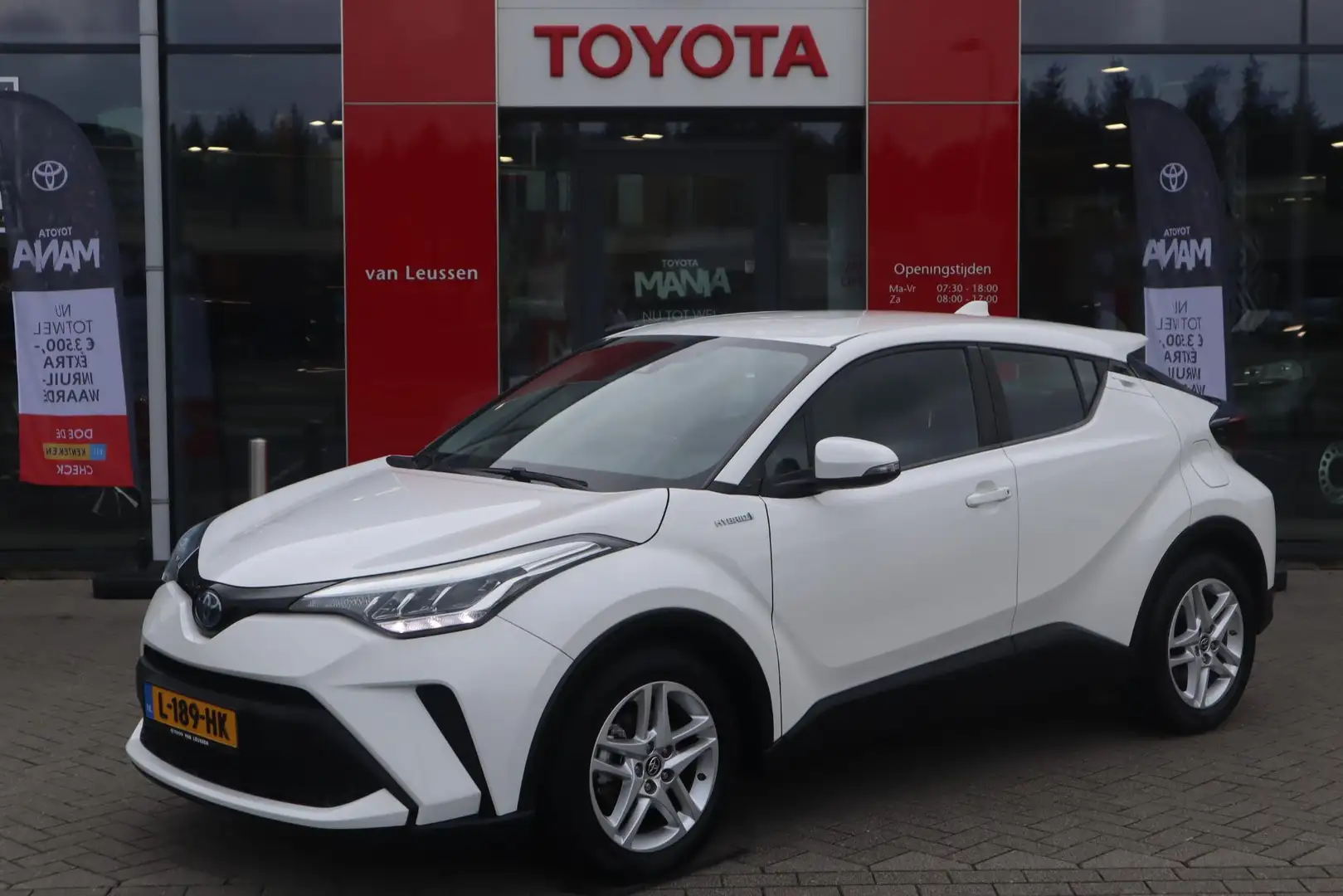 Toyota C-HR 1.8 HYBRID APPLE/ANDROID CLIMA AD-CRUISE CAMERA 17 Blanc - 1