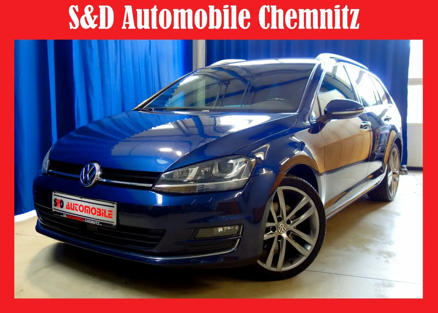 Volkswagen Golf VII Variant Highline BMT"R-Line"Garantie Blau - 1