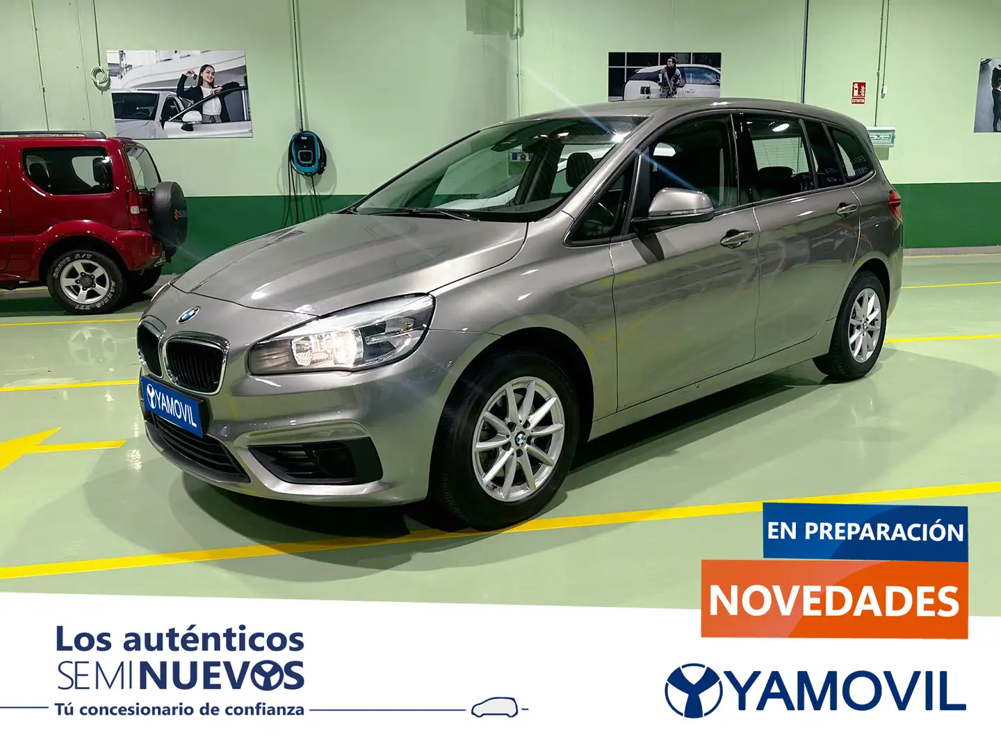 BMW 218 218d Gran Tourer xDrive Plateado - 1