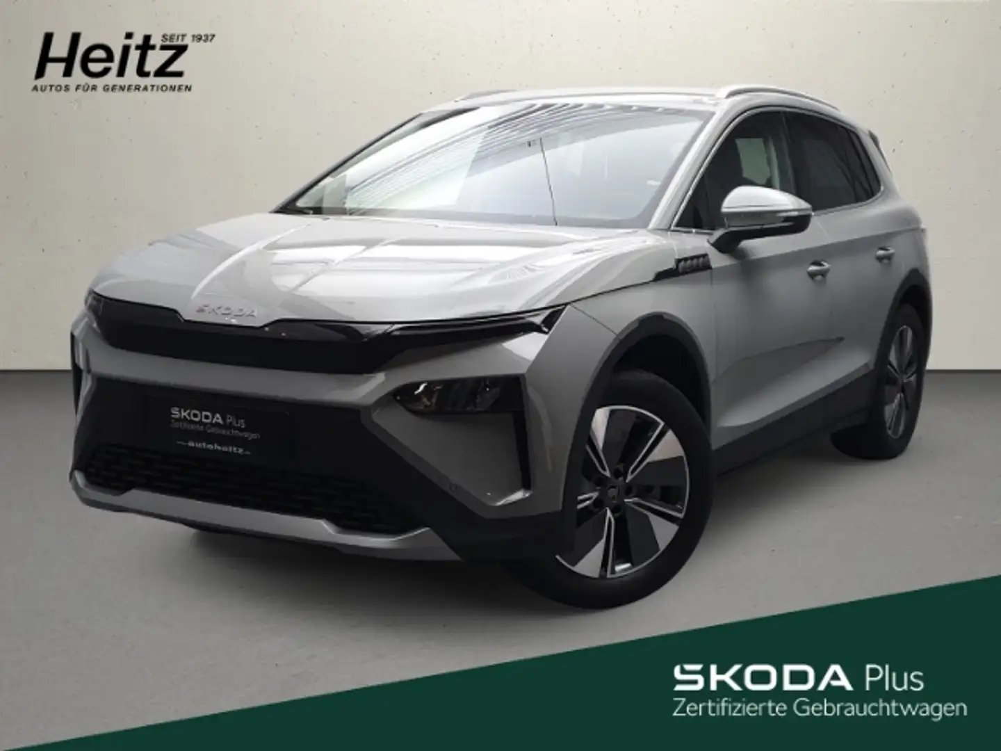 Skoda Elroq 85 Loft AHK Navi LED ACC Wärmepumpe Rückfahrkamera Grau - 1