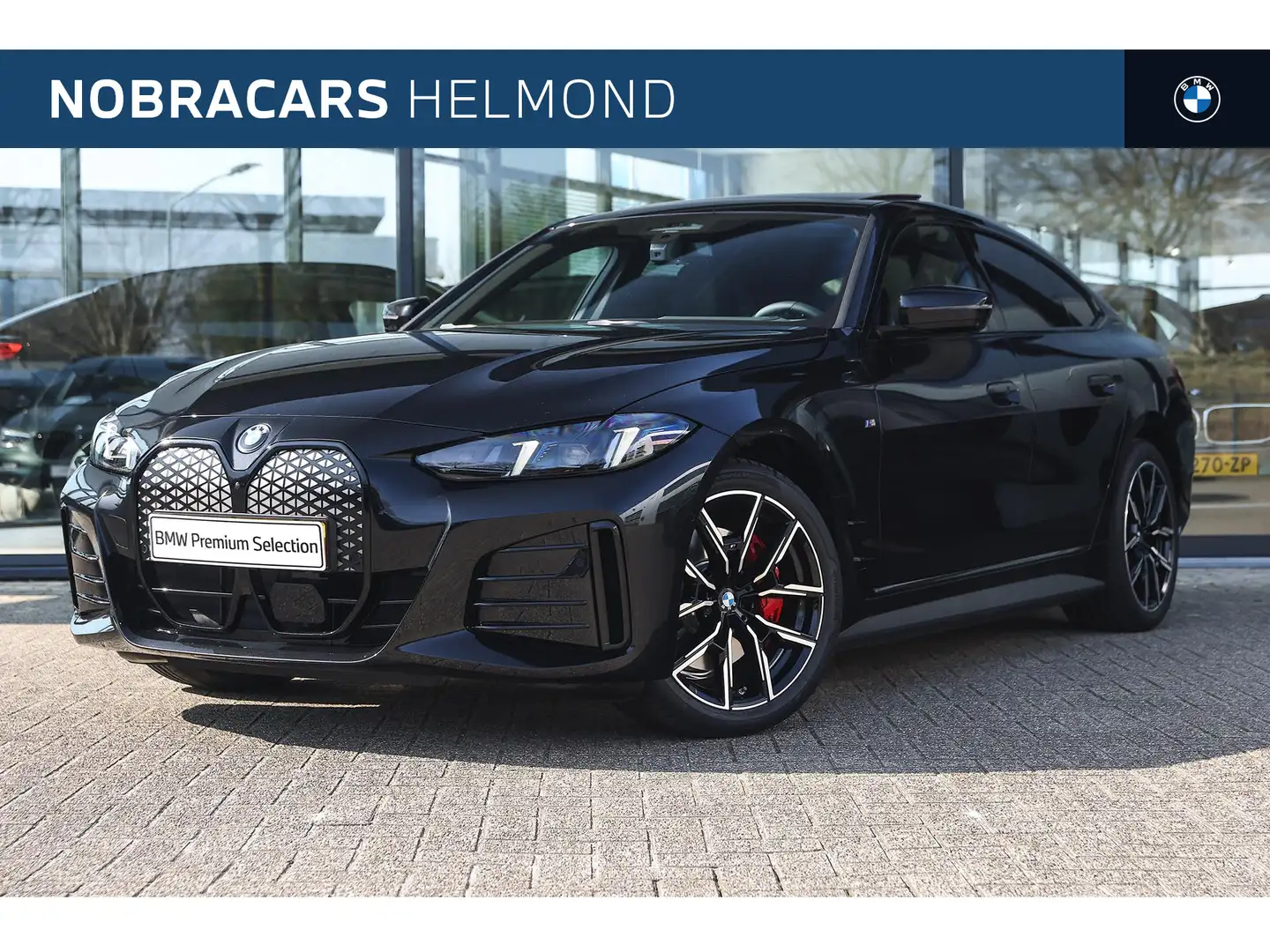 BMW i4 eDrive40 High Executive M Sport / Schuif-kanteldak Zwart - 1