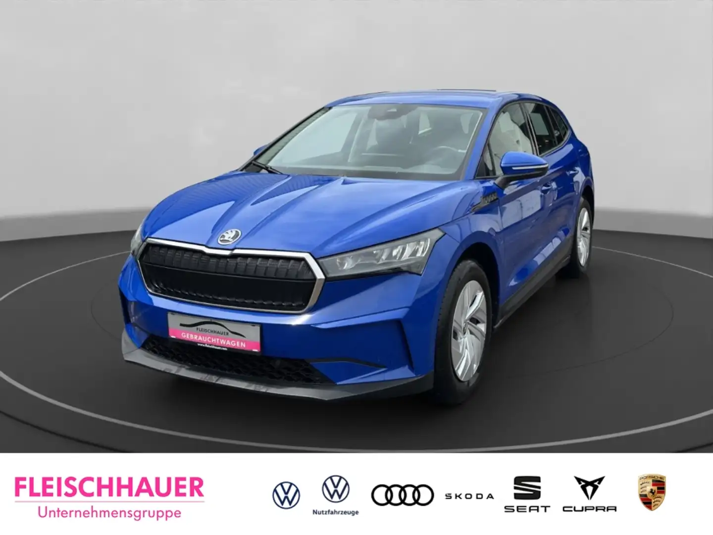 Skoda Enyaq Studio 50 Navi+CarPlay+Tempomat Blau - 1