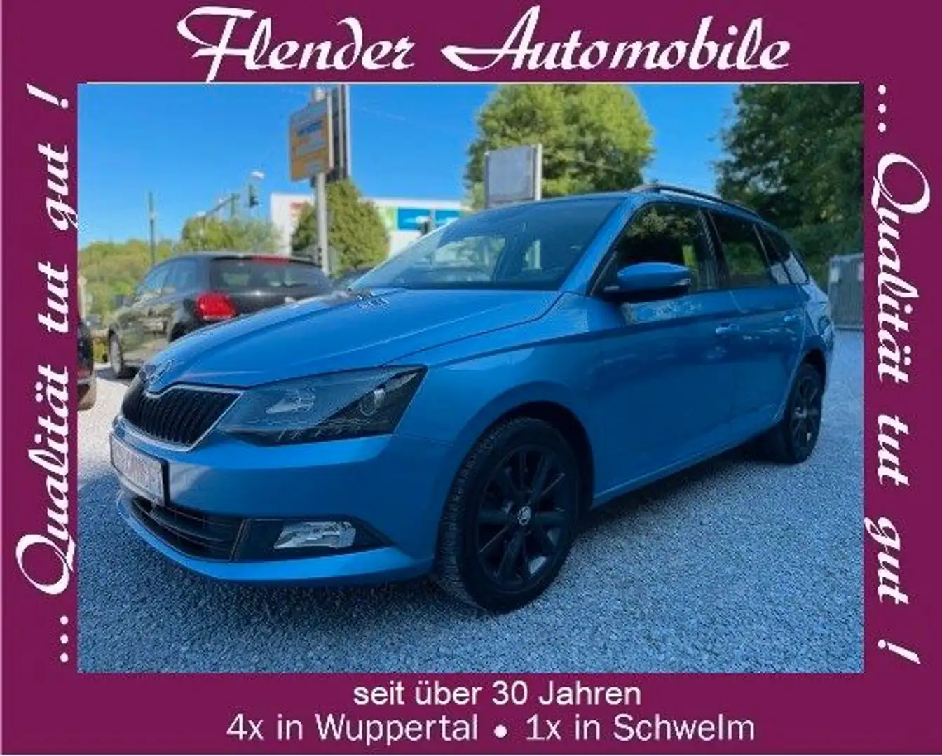 Skoda Fabia Combi Style,PDC,Tempo,inkl.3J.Hausgarantie Blu/Azzurro - 1