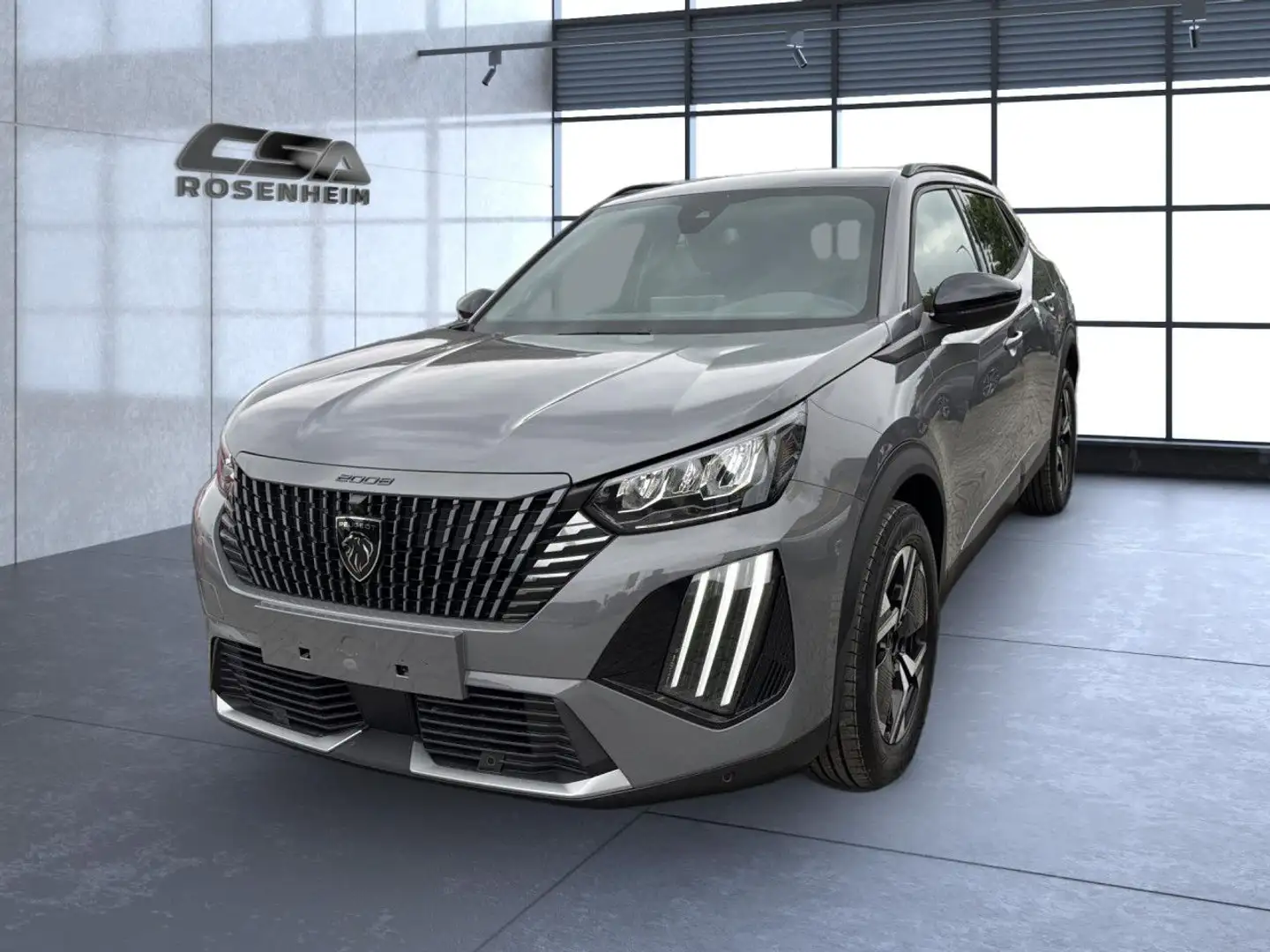 Peugeot 2008 Allure LED Klima Einparkhilfe el. Fenster Grau - 2