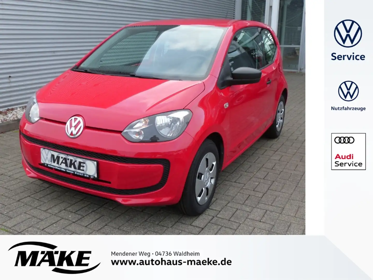 Volkswagen up! 1.0, Take Up!, Klimaanlage, Tagfahrlicht, Rouge - 1
