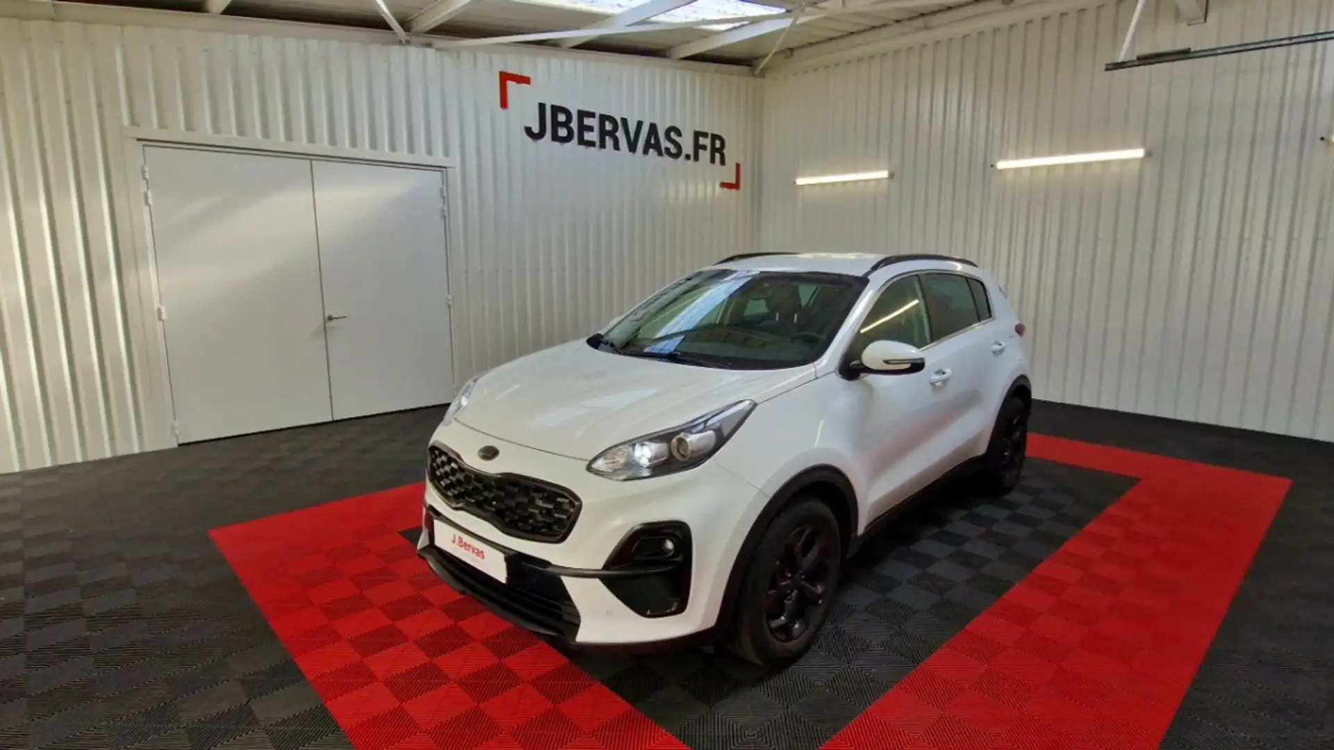 Kia Sportage 1.6 CRDI 136 MHEV DCT7 BLACK EDITION 2WD Blanc - 1