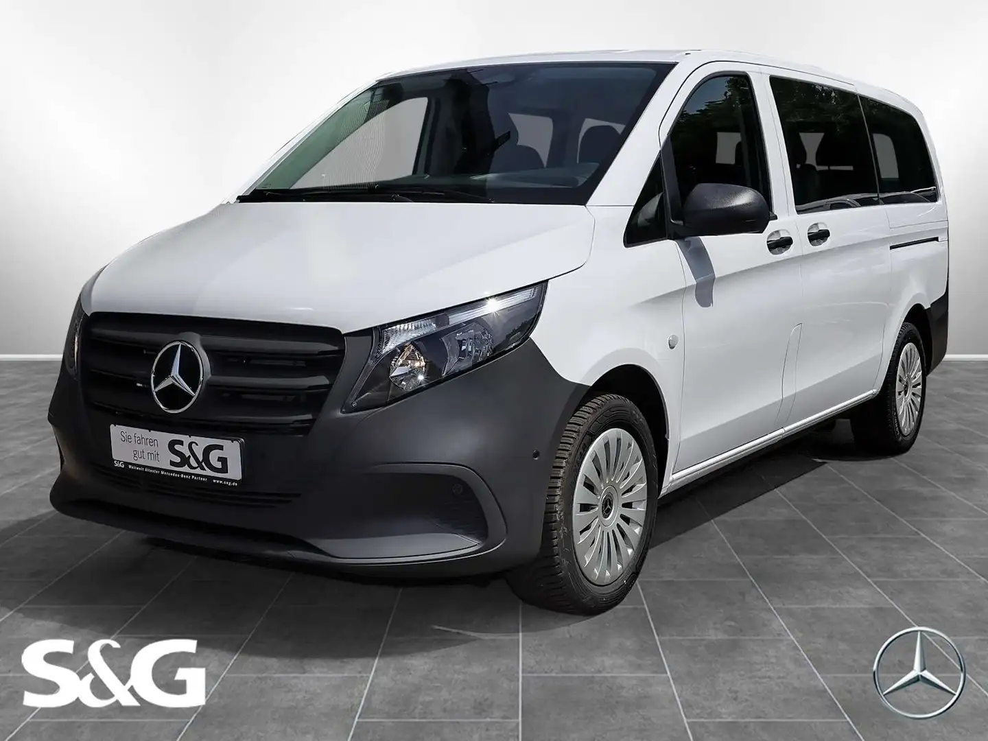 Mercedes-Benz Vito 114 CDI Tourer PRO Lang 3,2t RüKam+MBUX+DAB Weiß - 1