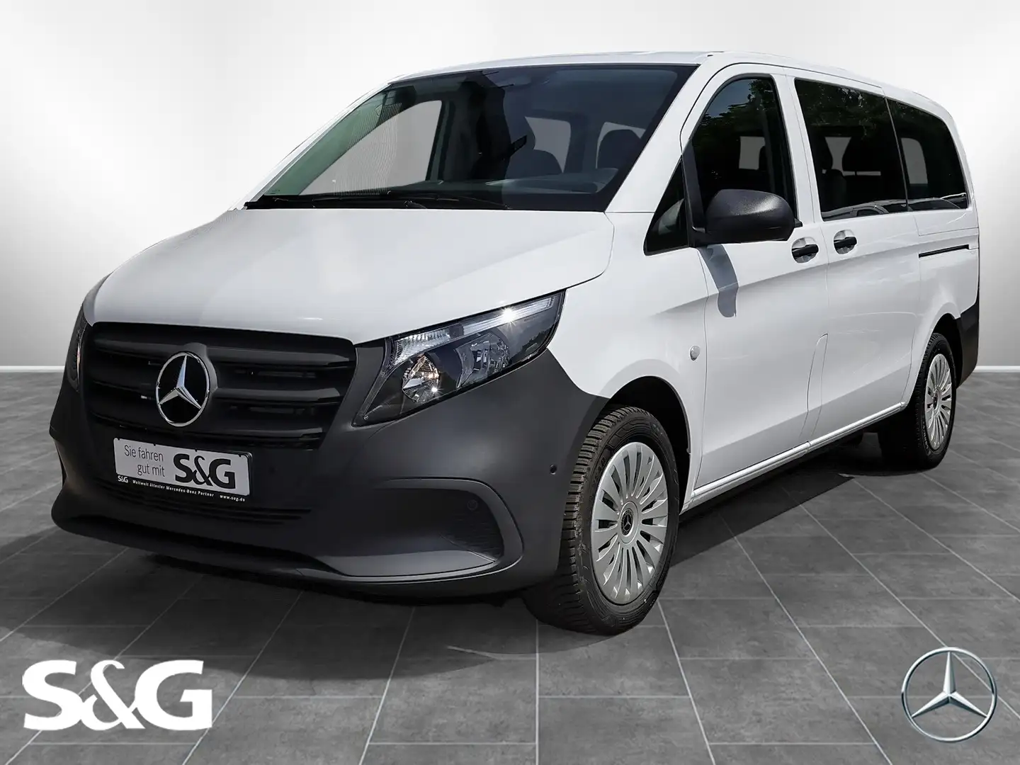 Mercedes-Benz Vito 114 CDI Tourer PRO Lang 3,2t RüKam+MBUX+DAB Weiß - 1