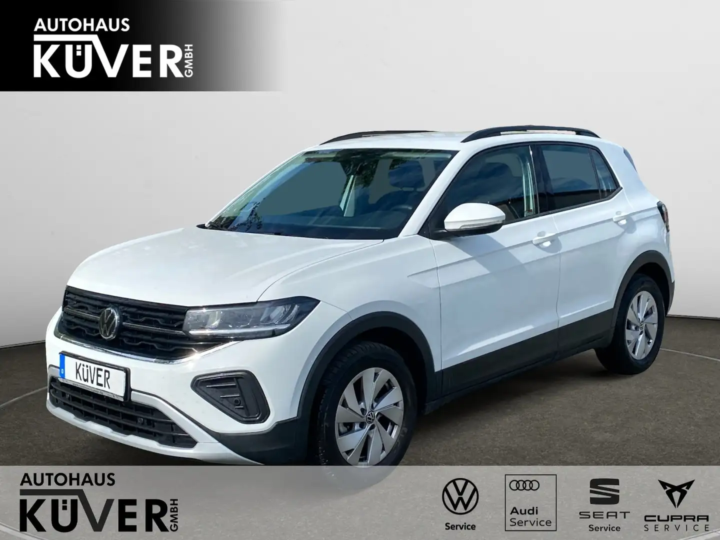 Volkswagen T-Cross Life 1.0 TSI ACC+Shzg.+LED+Einparkh.+16 Weiß - 1