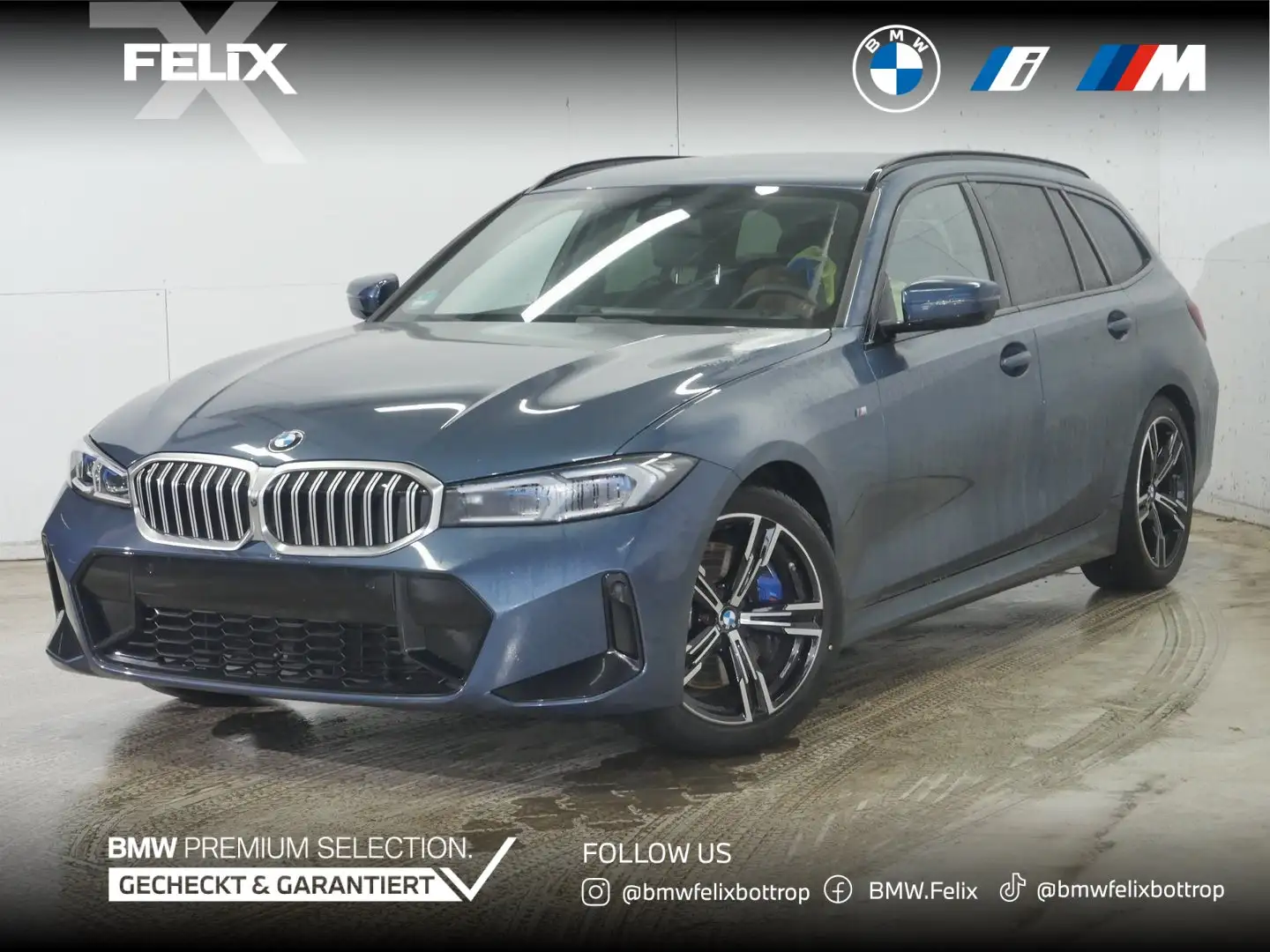 BMW 318 i Touring+M SPORTPAKET+LIVE COCKPIT PRO+ANH.KUPPLU Blau - 1