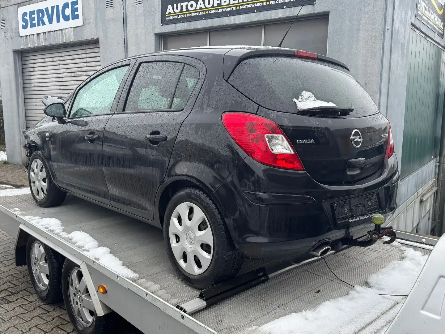 Opel Corsa D Satellite*MOTOR LÄUFT* Noir - 2