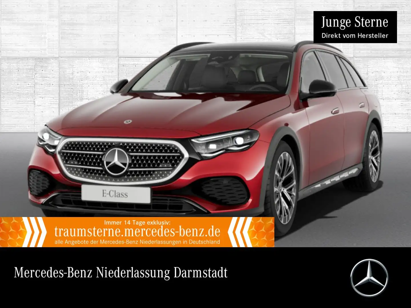 Mercedes-Benz E 300 de T 4M Avantgarde 360° Airmat Pano Distr. Rot - 1