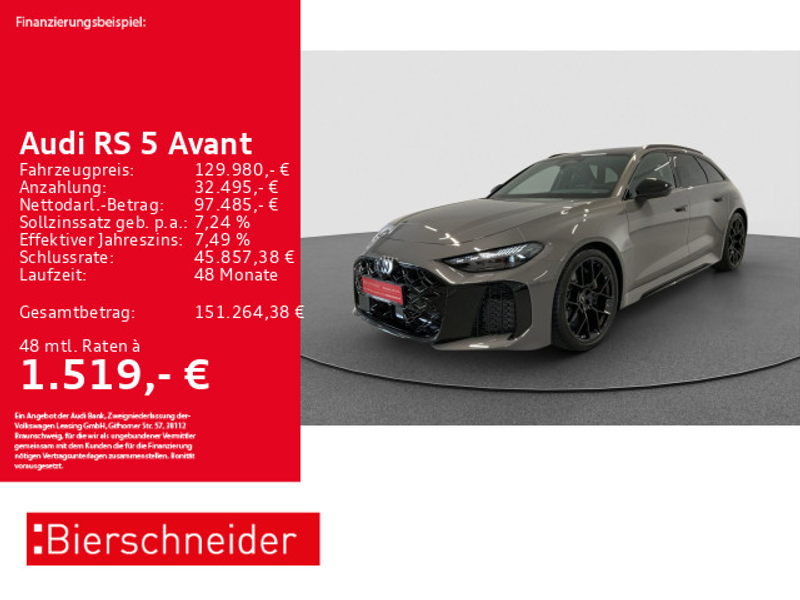 Audi RS5 RS5 Avant ON STOCK 21 KERAMIK PANO AHK 5J.-GARAN