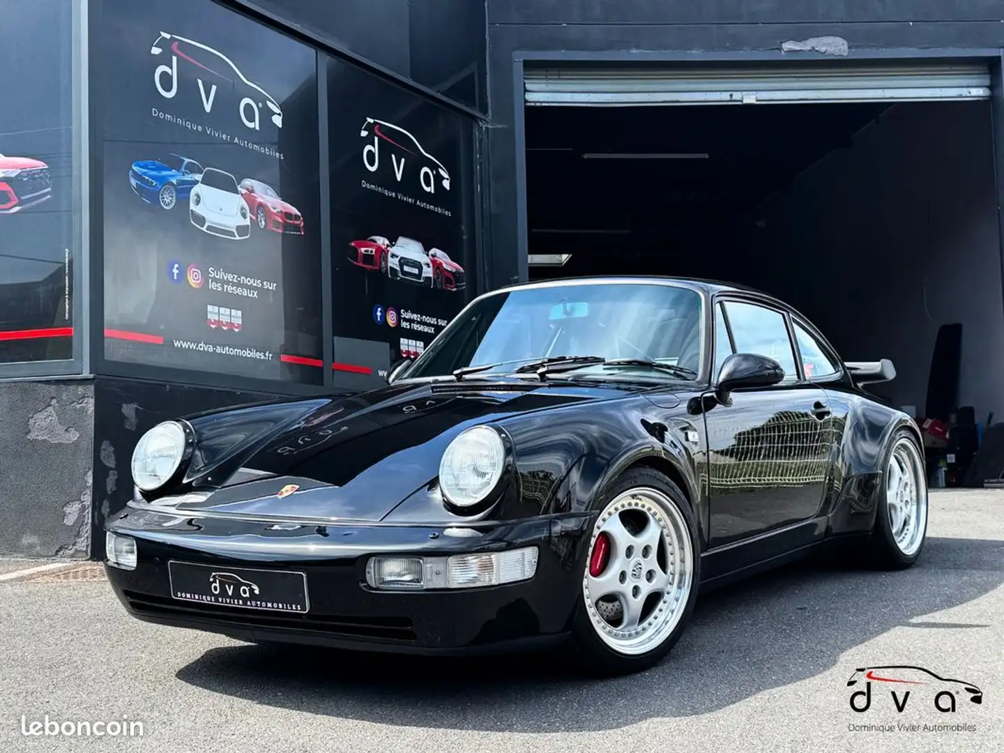 Porsche 964 964 Turbo 3.3 320 ch Noir - 1