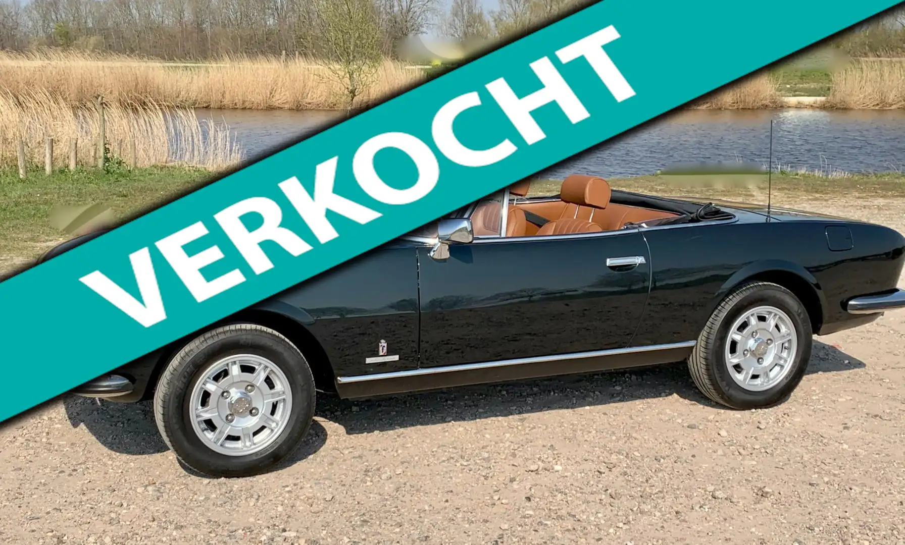 Peugeot 504 Cabriolet V6 TI automaat Зелений - 1