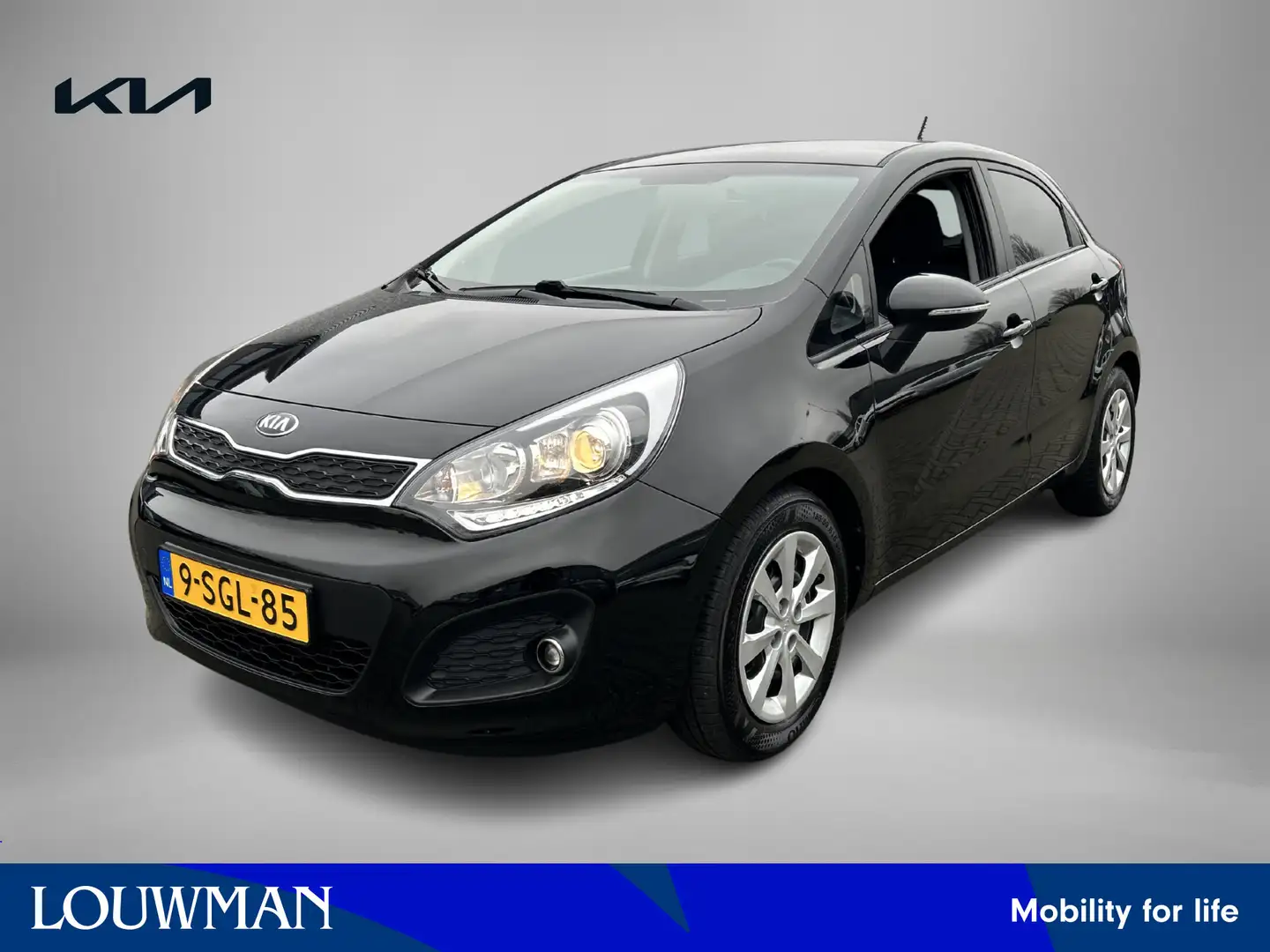 Kia Rio 1.2 CVVT Super Pack Zwart - 1