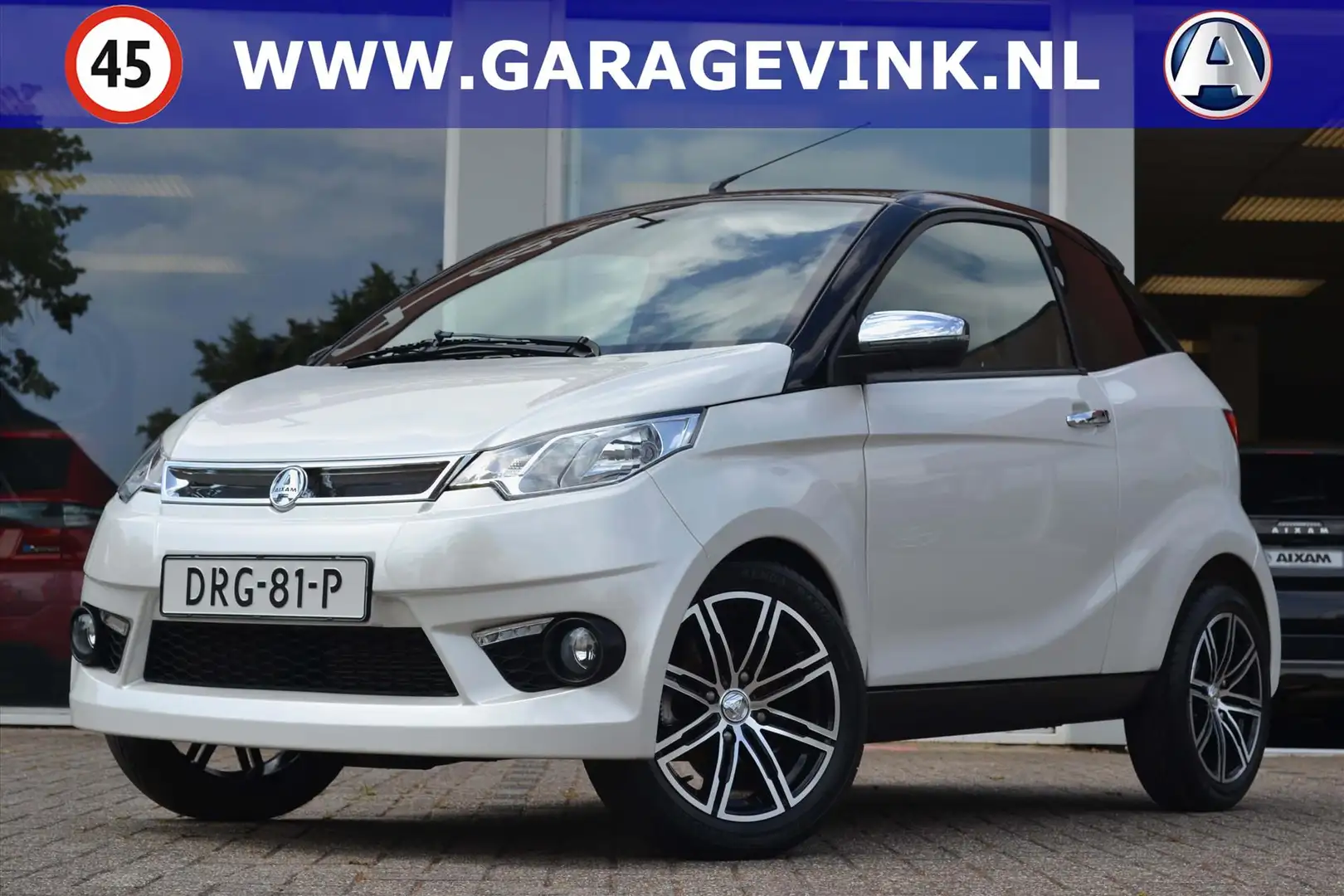 Aixam Coupe S9 Premium incl. Airco Brommobiel Blanc - 1