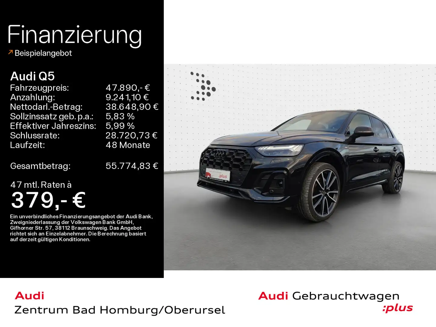Audi Q5 40 TDI quattro business S line*Navi*Matrix*Al Noir - 1