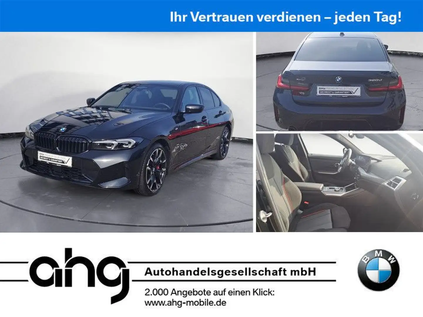BMW 320 d xDrive M Sportpaket Pro Navi Tempom.aktiv B Schwarz - 1