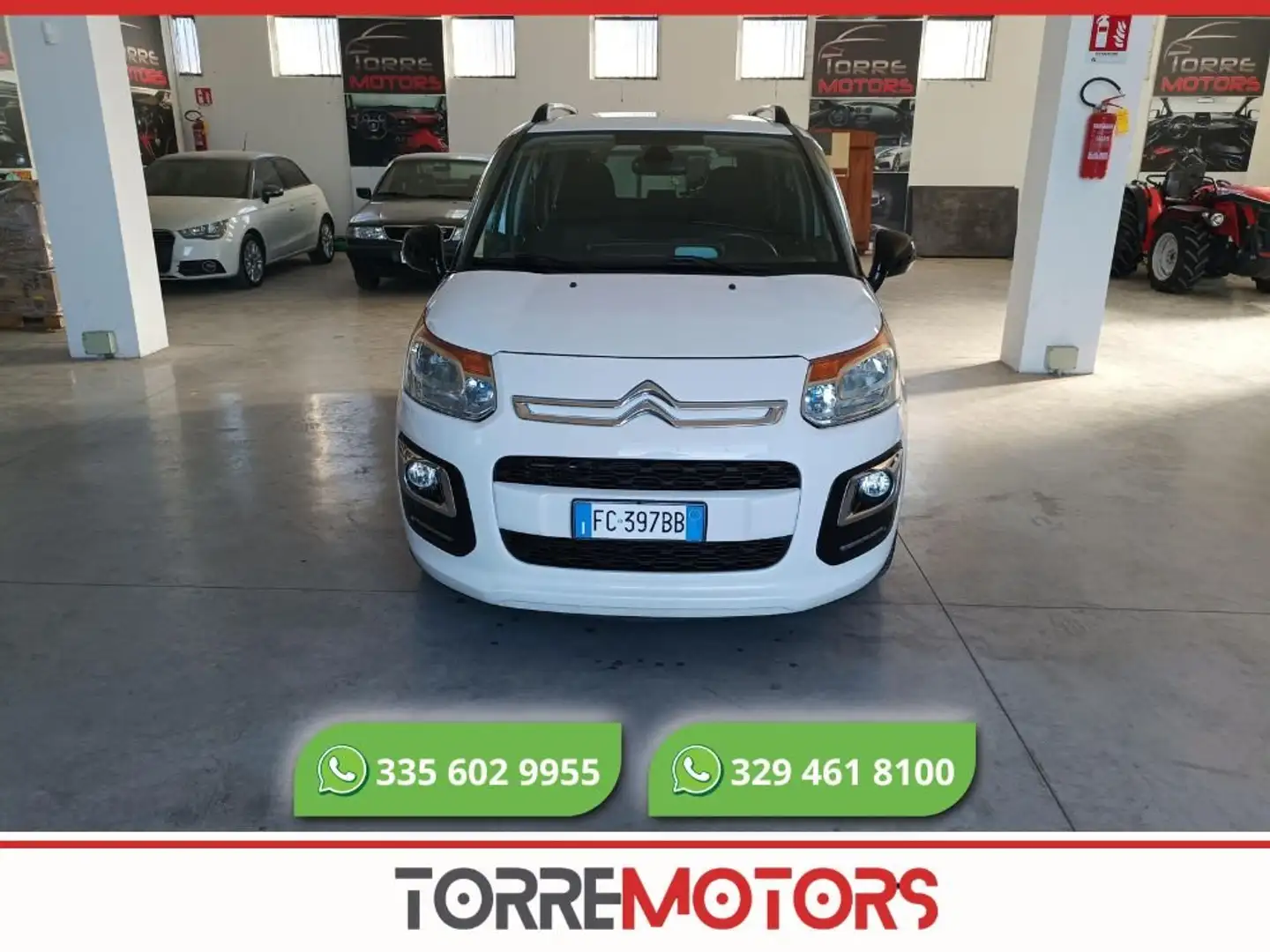 Citroen C3 C3 Picasso Picasso 1.6 bluehdi Exclusive 100cv Blanc - 1