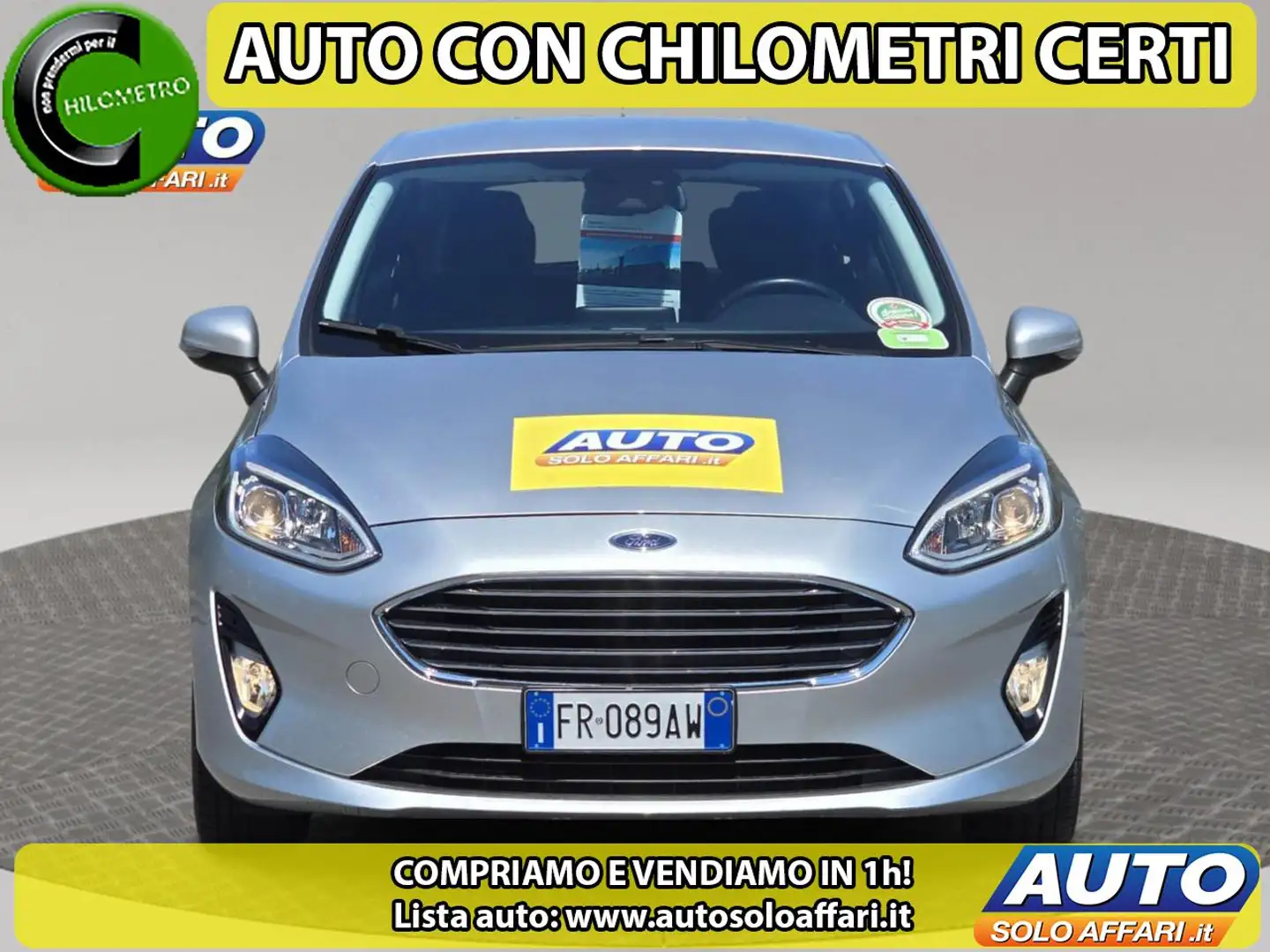 Ford Fiesta 1.5 TDCi 5P TITANIUM E6B NAVI/NEOPATENTATI/PERMUTE Grigio - 2