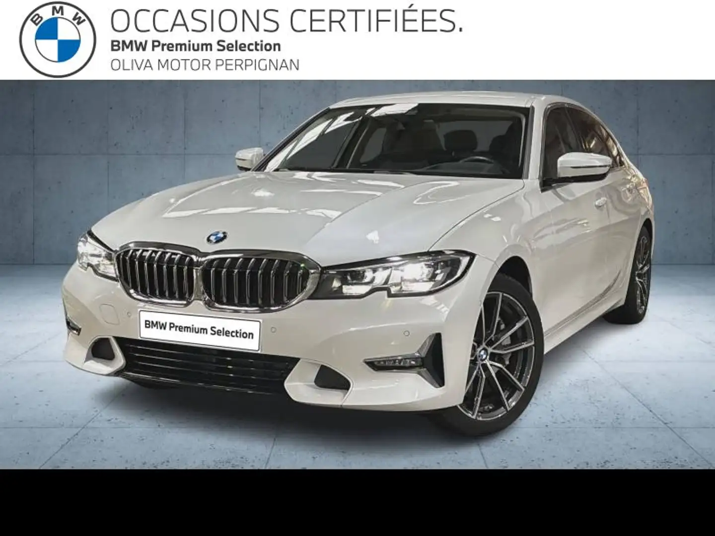 BMW 330 330dA MH xDrive 286ch Luxury 17cv Blanc - 1