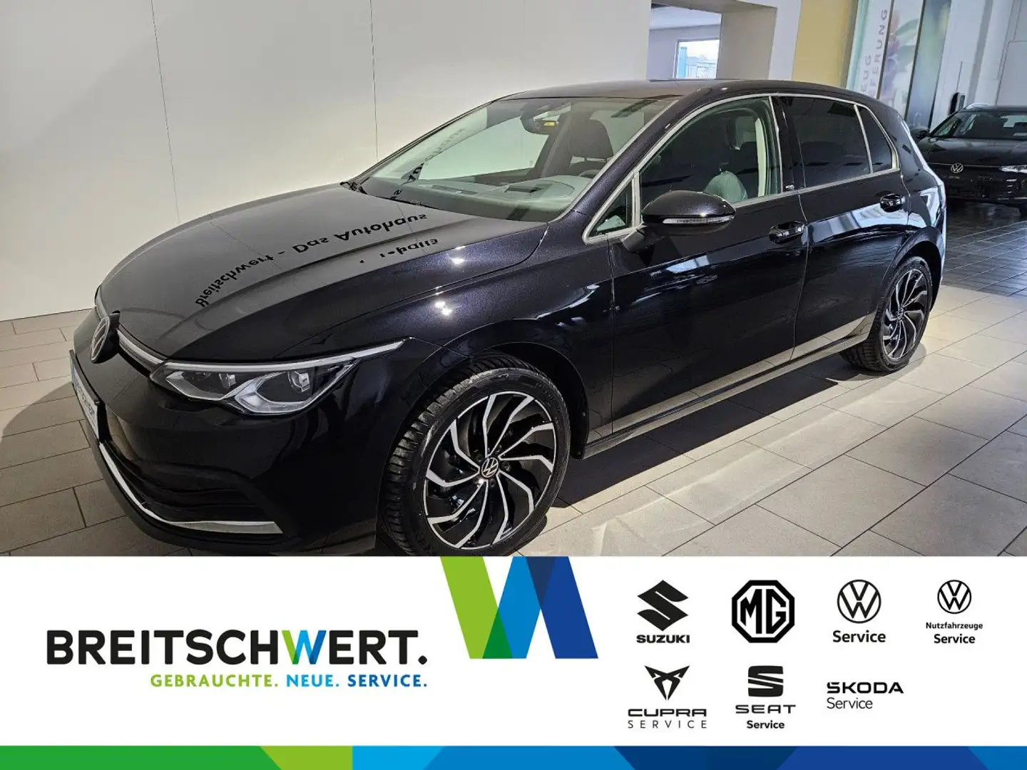Volkswagen Golf 1.5 TSI Move DSG AHK Navi ACC HUD LED LaneAss Noir - 1