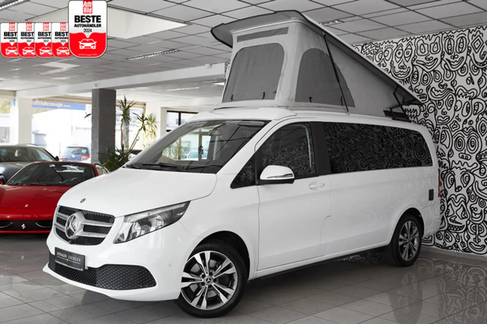 Mercedes-Benz V 250 d MARCO POLO HORIZON*LANG*4MATIC*MBUX*AHK* Blanco - 1