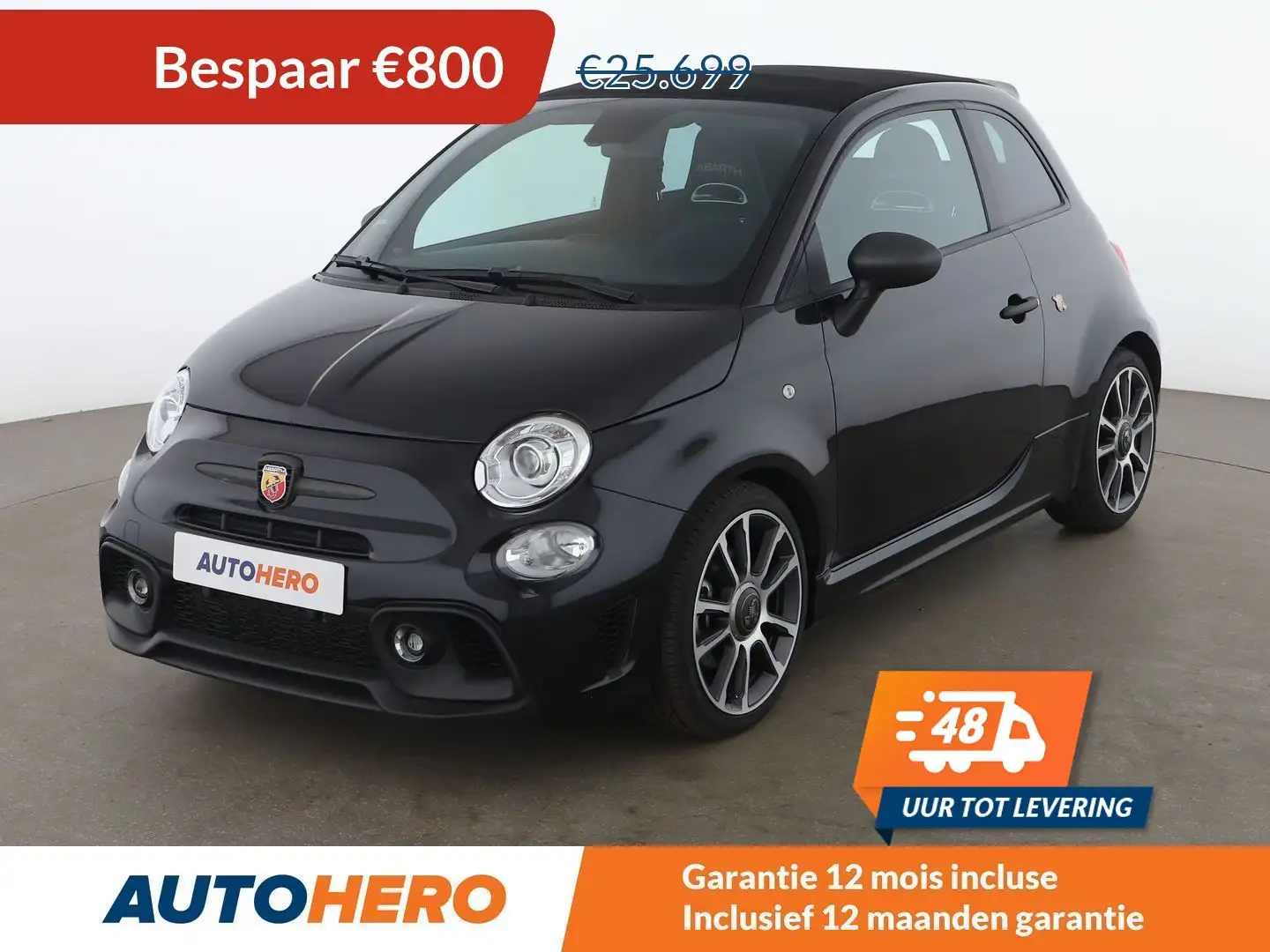 Abarth 595C 1.4 Turbo Negro - 1