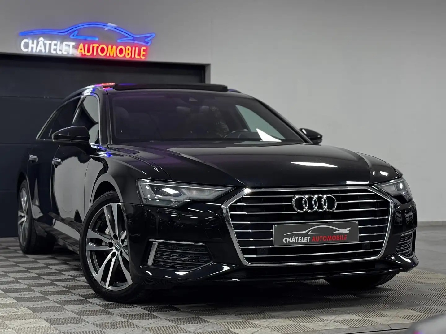 Audi A6 A6 Avant 40 TDi Sport Caméra 12 mois garantie Zwart - 1