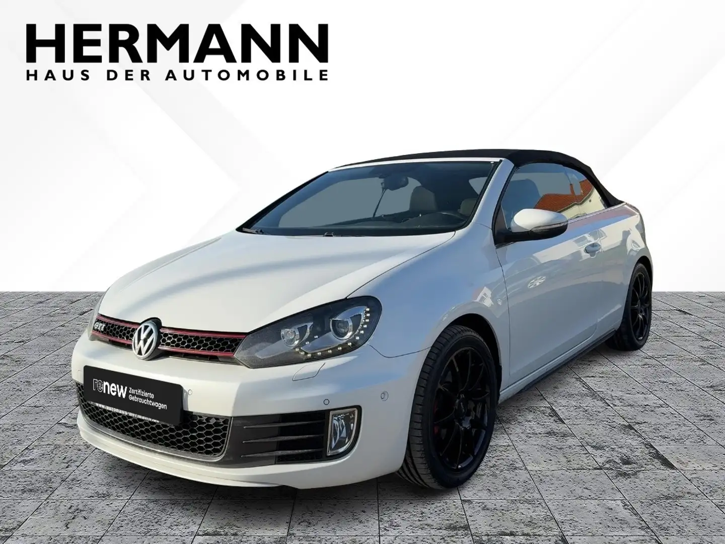 Volkswagen Golf VI Cabriolet 2.0 TSI GTI *NAVI*LED*BiXenon Blanc - 1