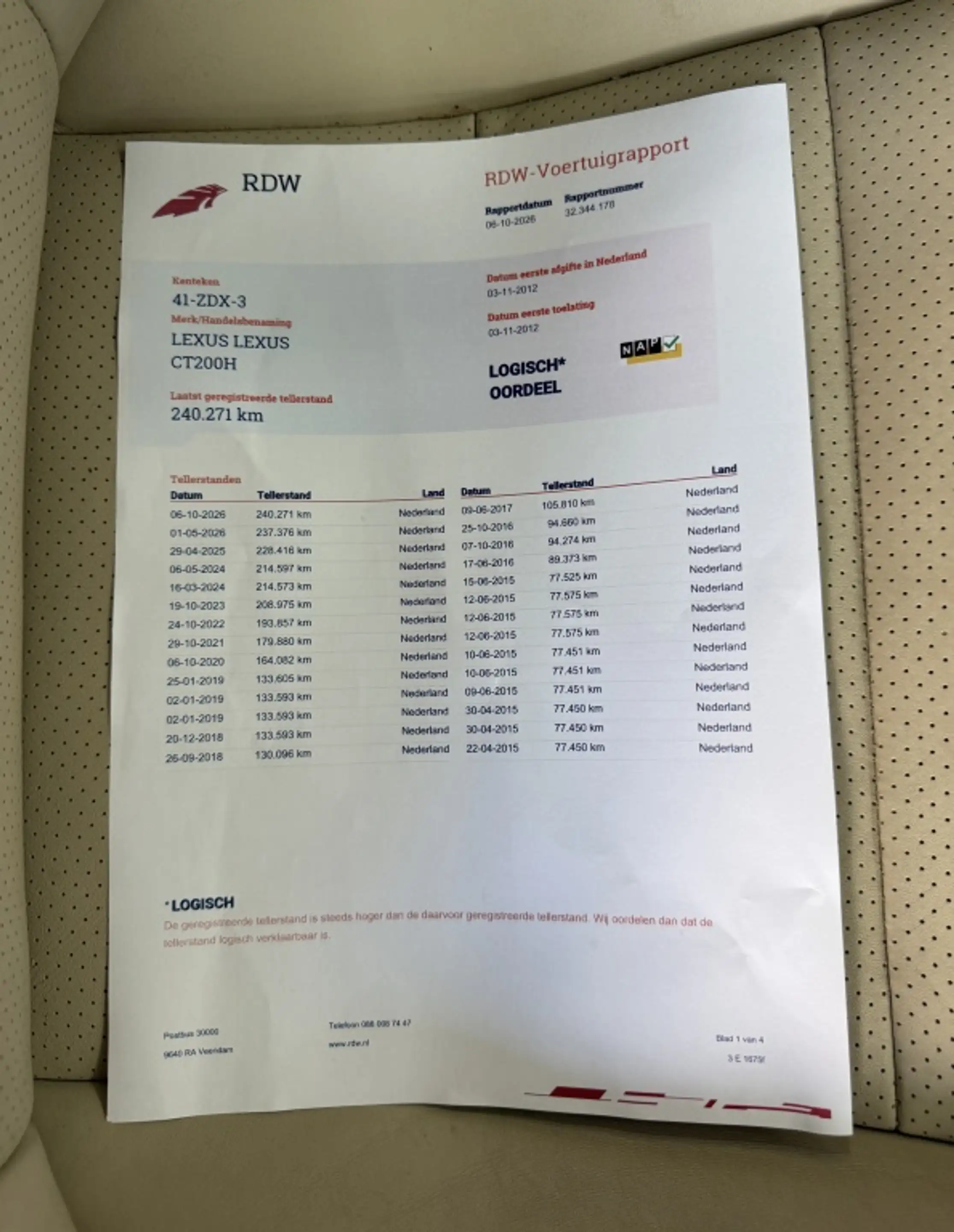 Lexus CT 200h Business L. Pro Bovag Automaat — photo 26