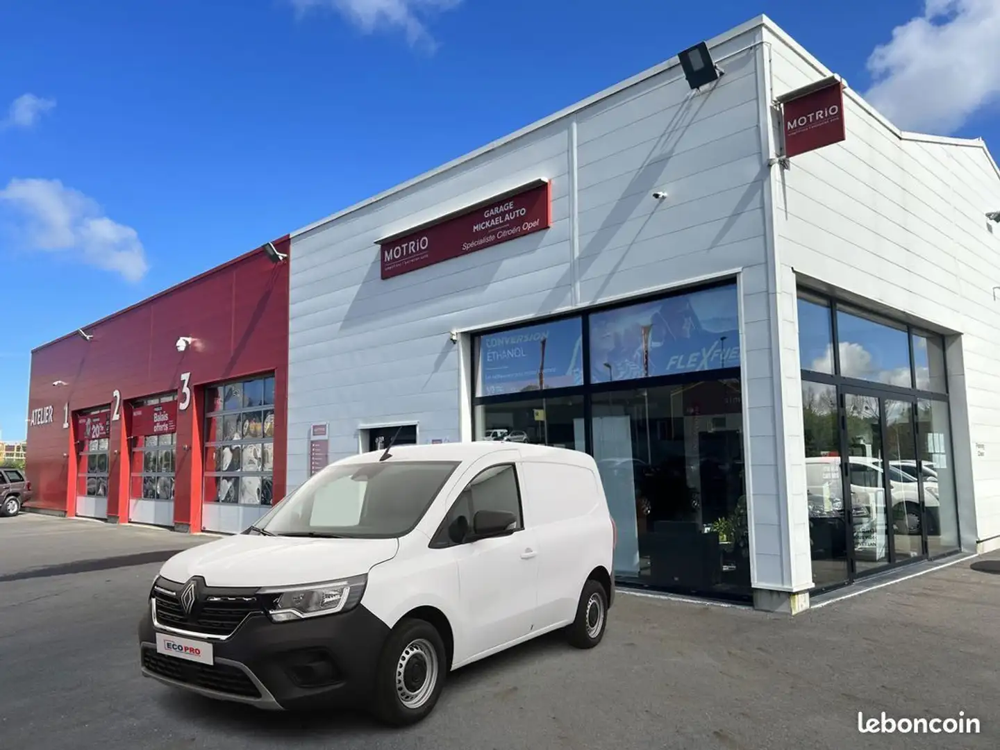 Renault Kangoo Van L1 Extra Tolé Tce 130 3 Places - Leasing Blanc - 1