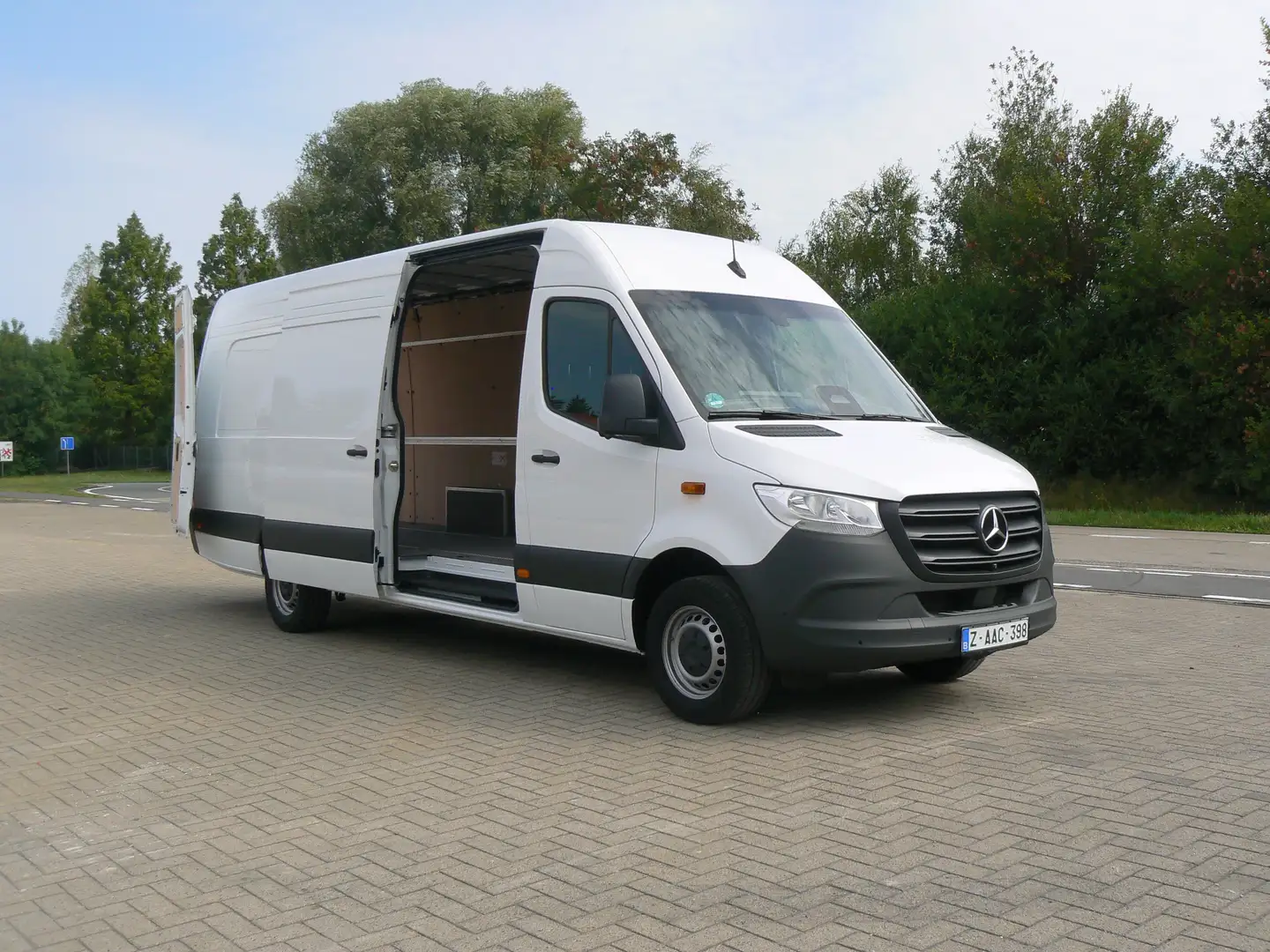 Mercedes-Benz Sprinter 317CDI L4 H2 EXTRA LANG GROTE SCHERM cam.360° Wit - 2